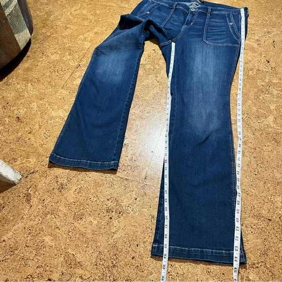Torrid Slim Boot Vintage Stretch Mid-Rise Snap Pocket Jeans Sz 16T - Picture 12 of 14